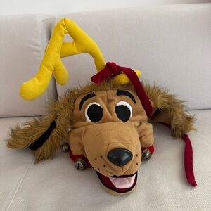 How The Grinch Stole Christmas Max Hat with Bells Vintage 2000 Dr. Seuss Rare